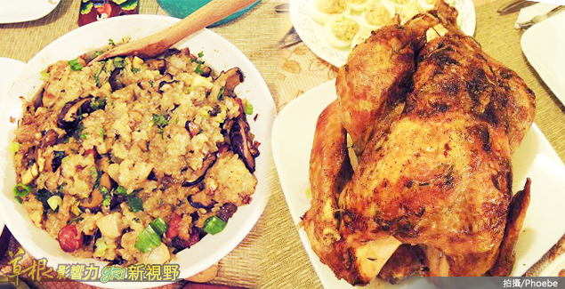 自制感恩节的火鸡大餐