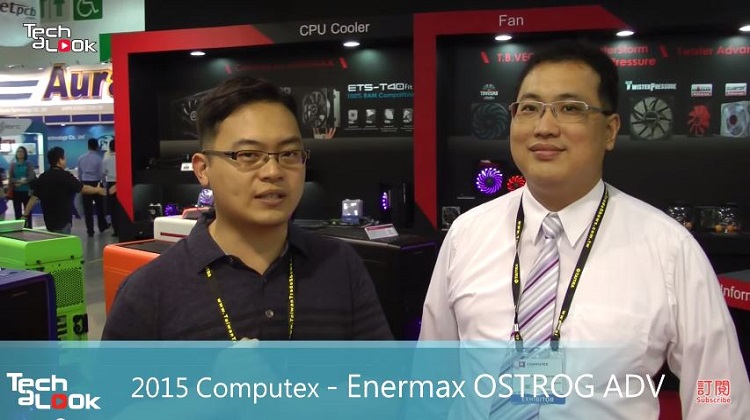 2015 Computex Enermax OSTROG Advance 黑魅骑士 进阶版