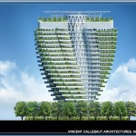 未来巴黎智慧城将充满绿色摩天大厦