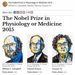 2015年诺贝尔医学奖 由3位学者荣获