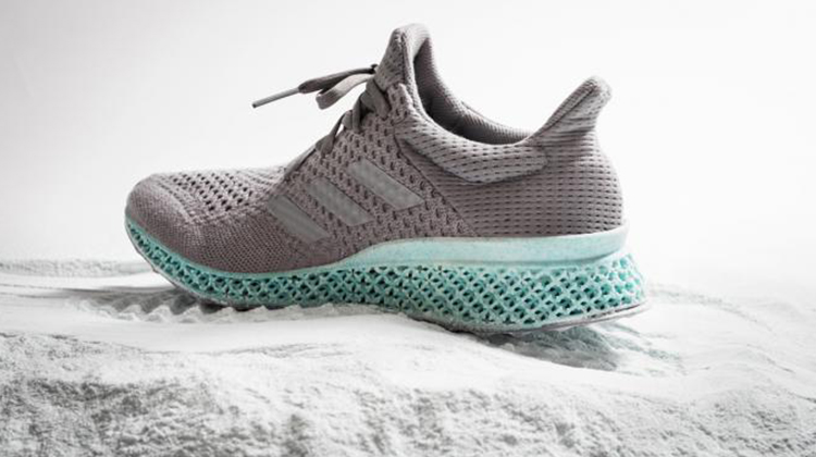全球首发3D打印跑鞋 海洋塑胶垃圾做的