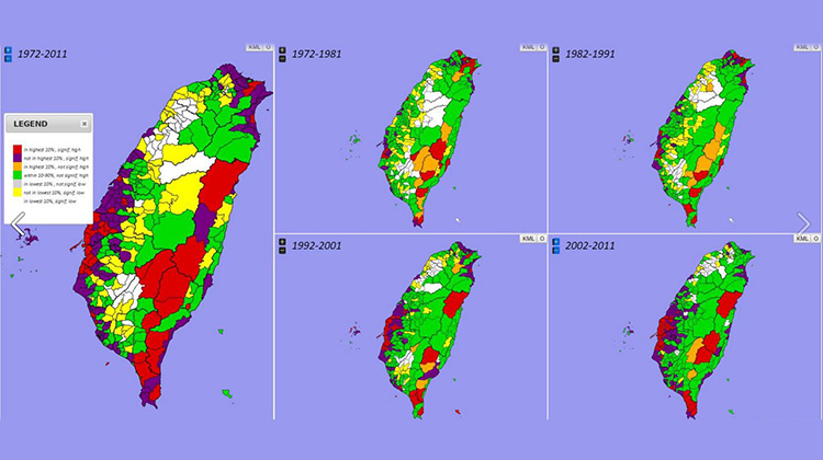 台湾40年癌症地图：台北是健康了，但中彰云嘉却变成“重癌乡症”