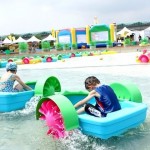 暑假水乐园免费玩！滑水道、水上步行球、碰碰船high翻天