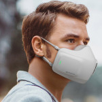 净化空气和紫外线消毒的高科技口罩