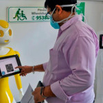 在印度，机器人加入打击病毒的行列