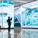 上海交通樞紐安裝1800平方米艾比森LED顯示屏