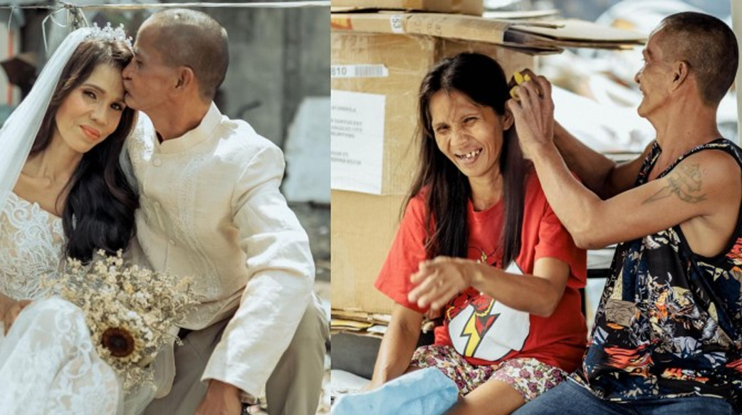 無情廢墟有情天！貧民窟拍唯美婚紗照 菲遊民夫妻垃圾堆相守24年