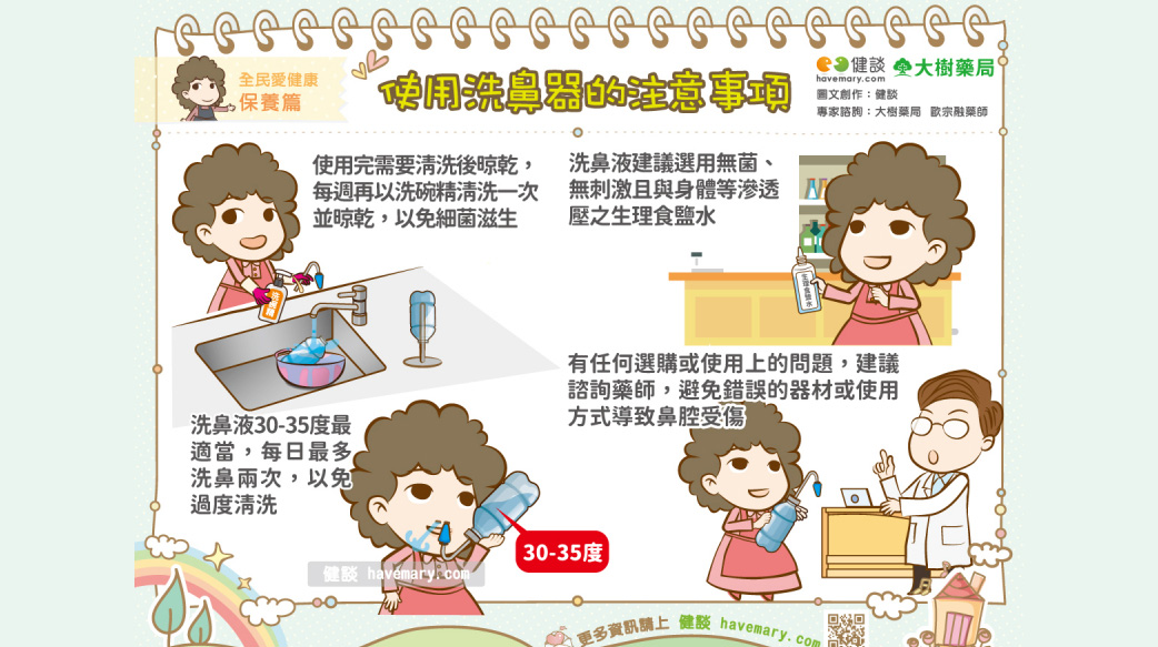 鼻子過敏癢又煩！ 善用洗鼻器清潔有效舒緩過敏症狀