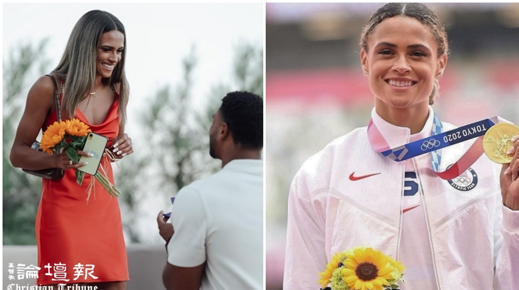 美22歲基督徒奧運跨欄金牌女將訂婚 佳偶宣示愛對方如同「基督愛教會」