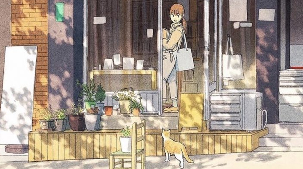 首爾插畫家溫柔描繪「放慢腳步」的生活：最療癒的不期而遇，是打開門撞見你可愛經過
