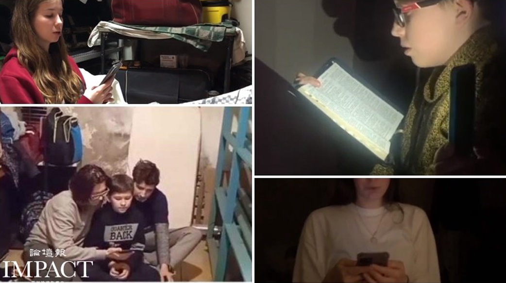 烏克蘭基督徒在防空洞朗誦詩篇31篇尋求神 牧師傳講大衛與歌利亞上傳社群撫慰人心