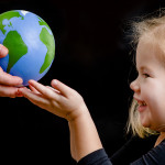 教导孩子关于世界地球日