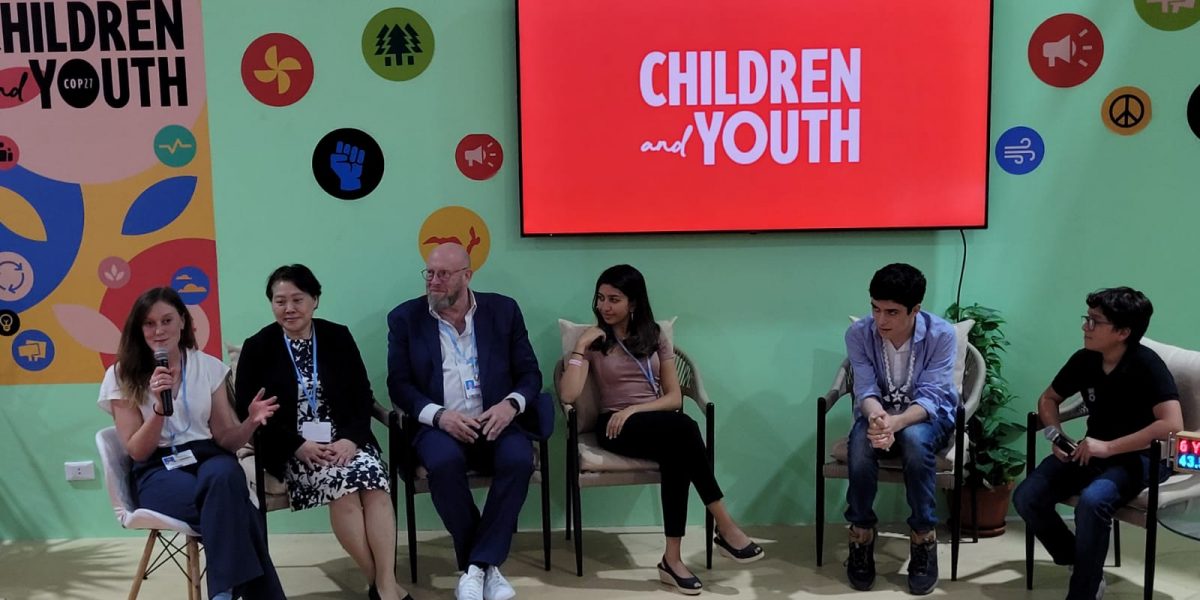 COP27 首設「兒童和青年館」，這代表年輕人有更多機會參與解決氣候危機嗎？