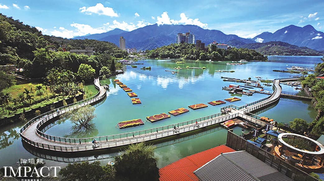 【山水相連美景幻化盡收眼底】中部世外桃源親近上帝 日月潭綠旅行新玩法