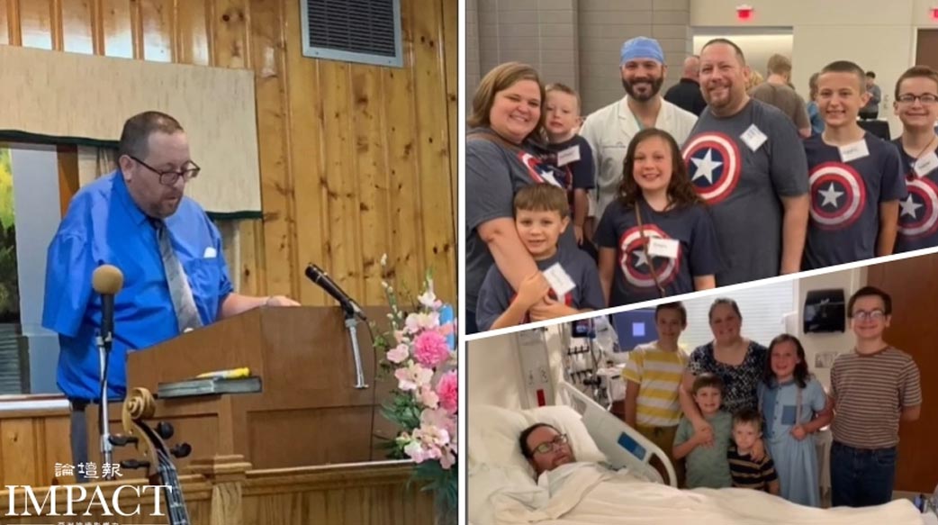 走下折疊梯不慎跌倒擦傷 罕見感染讓牧師失去手臂肩膀 出院後他向神獻上感恩