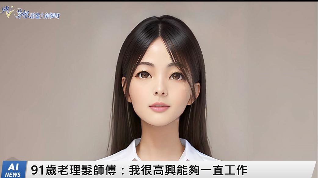 《AI播報》91歲老理髮師傅：我很高興能夠一直工作