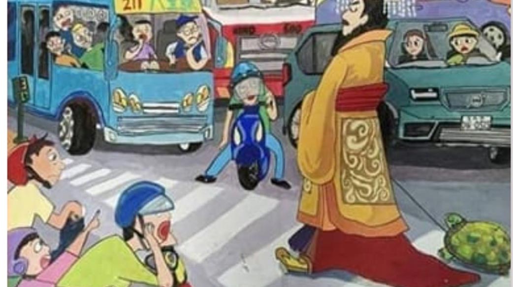 畫作嘲諷「帝王條款」反思-蔡政府卸責的「後真相」