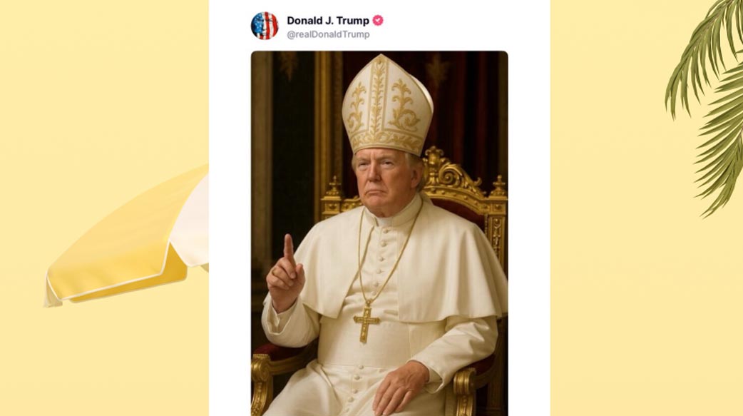 川普發布AI教宗圖像引發天主教界譴責
