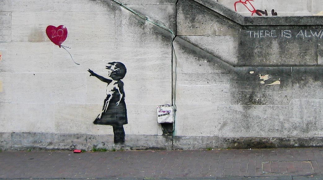 知名班克斯签名版画被盗