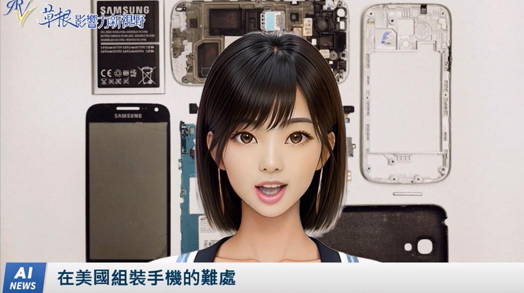 《AI播報》在美國組裝手機的難處