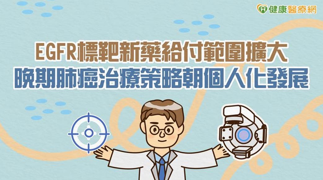 EGFR標靶新藥給付範圍擴大　晚期肺癌治療策略朝個人化發展